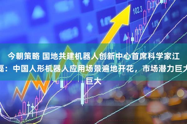 今朝策略 国地共建机器人创新中心首席科学家江磊：中国人形机器人应用场景遍地开花，市场潜力巨大
